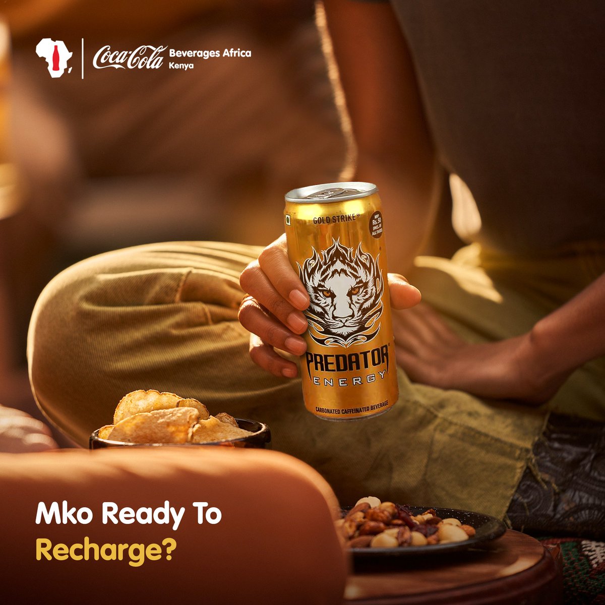 Msituangushe leo wadau. Si mnajua Friday ni siku ile day ya kuchachisha. Funga week na energy fiti. #PredatorEnergyDrink