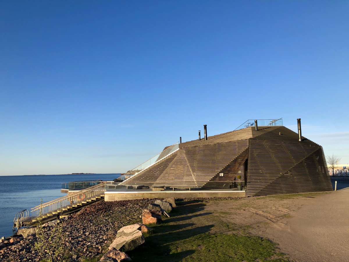DiscoverFinland's tweet photo. A @myhelsinki selection of saunas with a seaside view in Helsinki, including the free and volunteer #Sompasauna: https://t.co/aQr1aNbH9B 
Learn more about Finnish sauna culture: https://t.co/VjuYsYMa0A https://t.co/ajSEjm0A3N