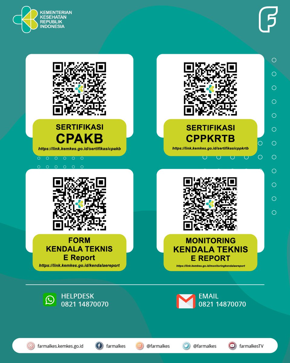 farmalkesRI's tweet photo. Hai #SobatSehat,
Jika kamu memiliki pertanyaan atau memerlukan informasi lebih lanjut tentang CPAKB, CPPKRTB, atau topik lainnya, jangan ragu untuk bertanya di sini, ya. (Scan QR code pada poster)
Salam Sehat!
#KemenkesRI #Farmalkes #CPAKB https://t.co/5bBaU9Ocq9