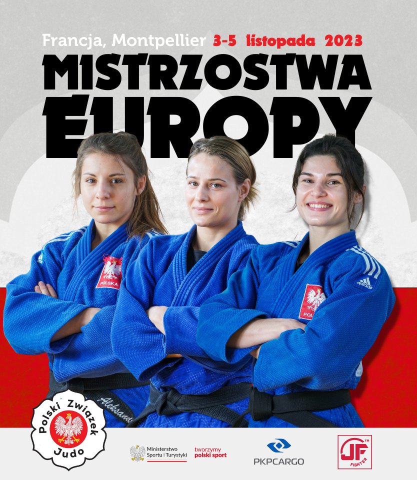 Mistrzostwa Europy we francuskim Montpellier! 🇵🇱🇫🇷
- Aleksandra Kaleta w pierwszej walce zmierzy się z Amandine Buchard
- Julia Kowalczyk z Julie Beurskens
- zaś Arleta Podolak z Kają Kajzera
Trzymajcie kciuki!
👉 Sponsor Strategiczny Polskiego Związku Judo: <a href="/pkpcargo_media/">PKP CARGO</a>