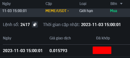 Hôm nay được anh ruột CZ độ, khớp được 1 ít $MEME giá tốt ghê hehe 🫡

#Memecoin #Binance #BTC #ETH #MemeLand