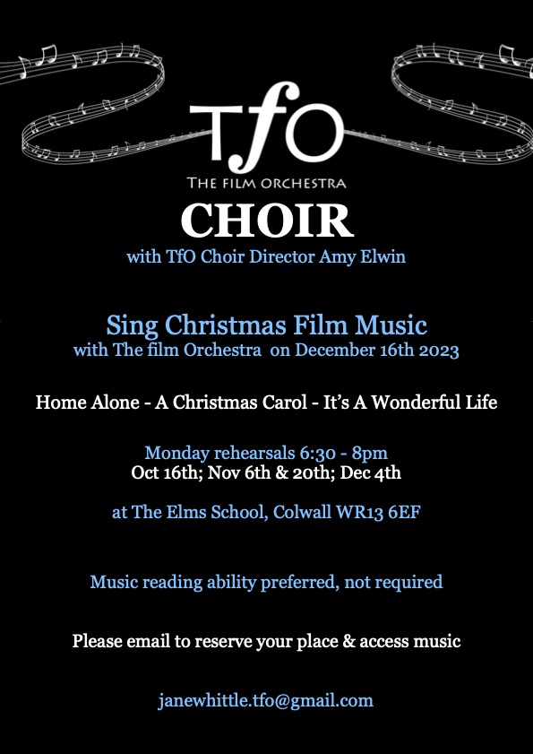 TfO Choir - back in rehearsal this Monday at <a href="/TheElmsSchool/">The Elms School</a> with TfO Choir Director <a href="/AmyElwin/">Amy Elwin</a> . Enquiries from singers always welcome for consideration (no auditions).