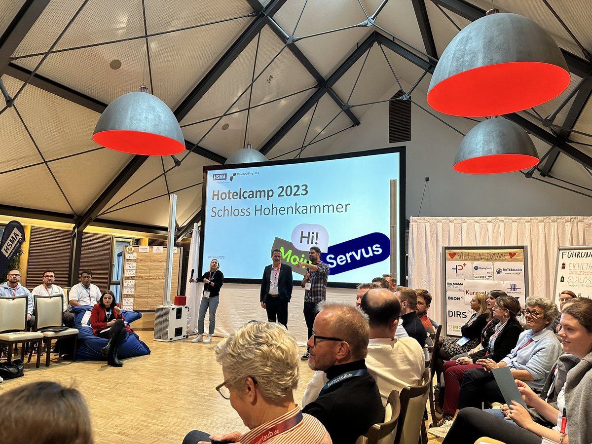 Heute am #hotelcamp2023! Ich freue mich aufs Barcamp mit spannenden Sessions rund um die Hotellerie!