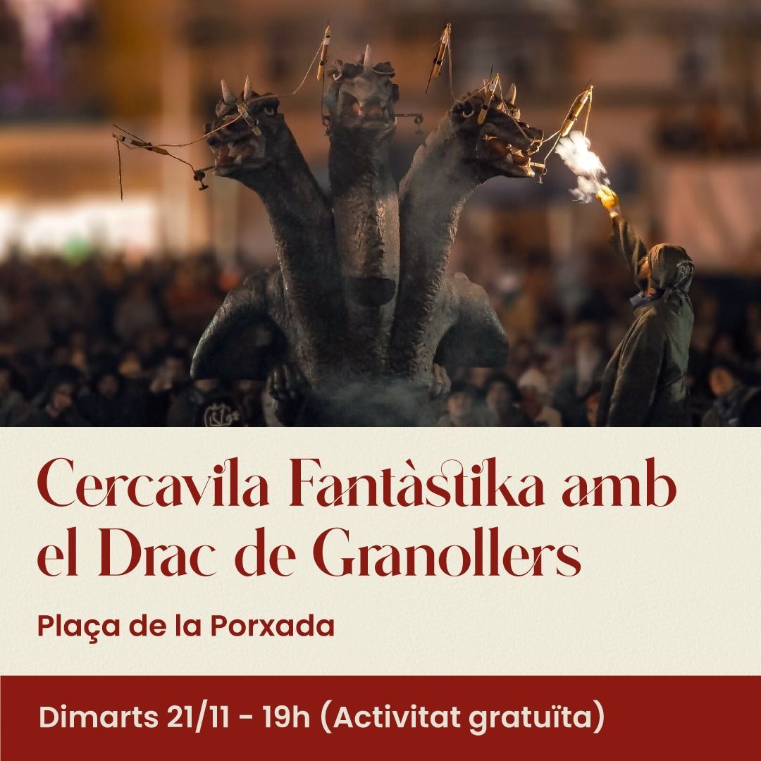 El proper 21-11 tindrme el gran honor de inagurar la 12a edició del Festival de cinèma Fantàstik de Granollers amb una cercavila des de la Porxada a l'Edison. Us esperem a tothom.