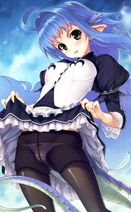 昨日はタイツの日だったみたいで、うちにもタイツ絵ないかと探してみたら大昔に描いたものを発見。#タイツの日 #創作イラスト 