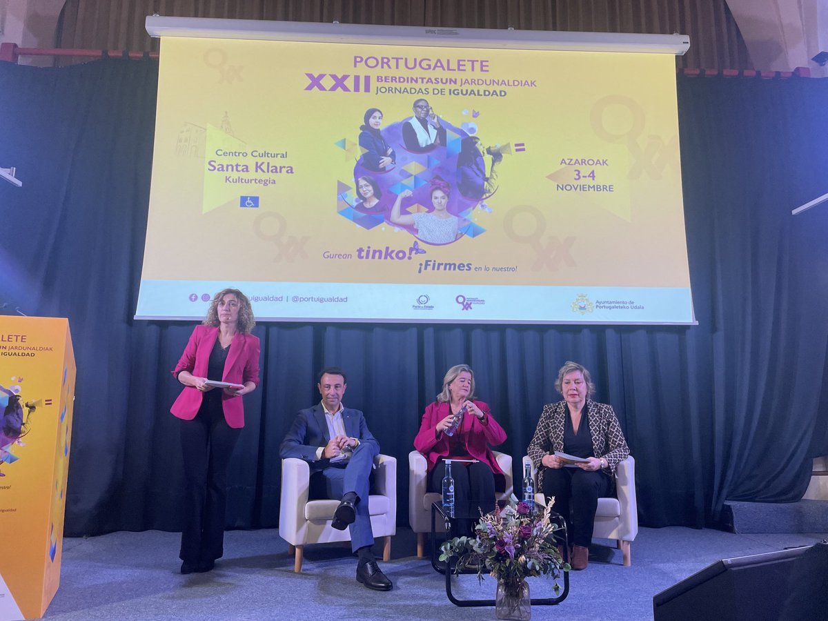 Empezamos las XXII Jornadas de Igualdad en Portugalete