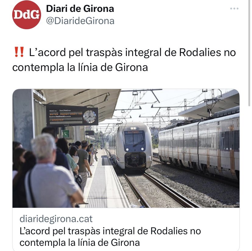 viquirepublica's tweet photo. Una Amnistia per a tots els represaliats,MENTIDA
Deixa gent fora en mans 🇪🇸

Un traspàs d Rodalies,MENTIDA
Implicarà una negociació estació a estació,no contempla la línia Girona,ni Manresa

Ens tornen a encolomar una taula d diàleg,SENSE DATA

15.000M q són nostres 

Q se sàpiga https://t.co/lBNWWpfuJB