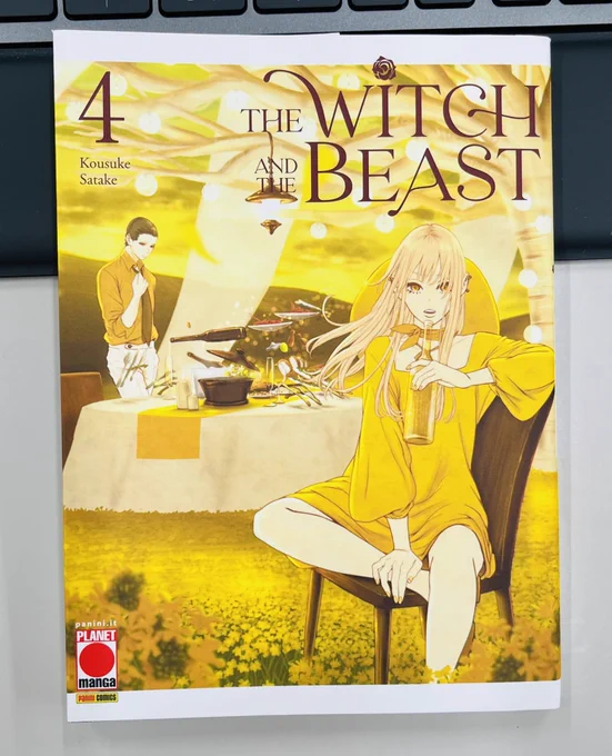 『#魔女と野獣』イタリア語版4巻。めっちゃ良い仕上がりです。カッコいい。 