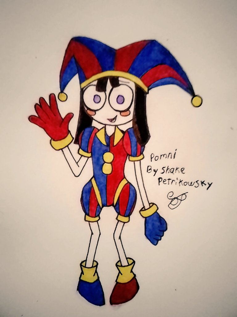 SPetrikowsky's tweet photo. Hace mucho que no subo nada por aquí así que les dejo este dibujo a mano de Pomni de Digital círcus ojalá les gusta

#Pomni #pomnifanart #glitchproductions #DigitalCircus #glitch #fanart https://t.co/D0r7MCy0na