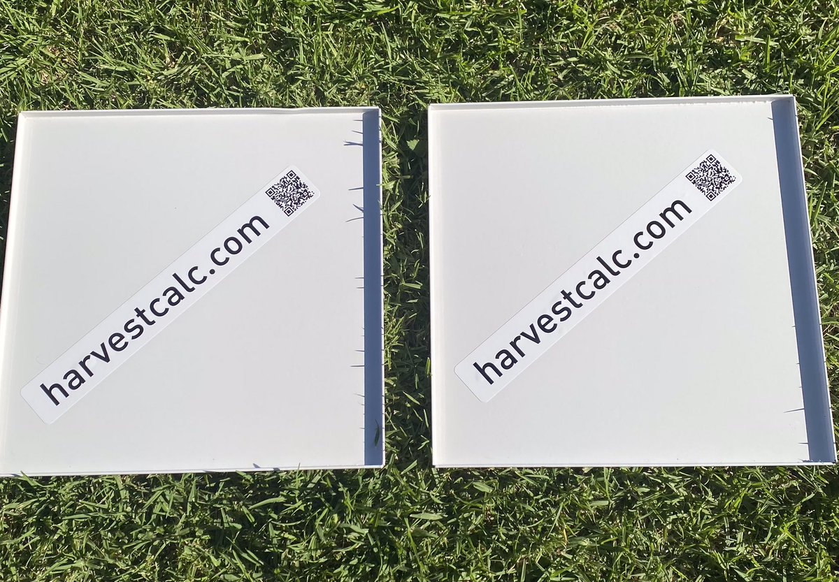 New #Harvestcalc loss trays are ready to rock out the door. Download #HarvestCalc app, get a good set of gram scales ….. & there’s plenty of relevant info provided.