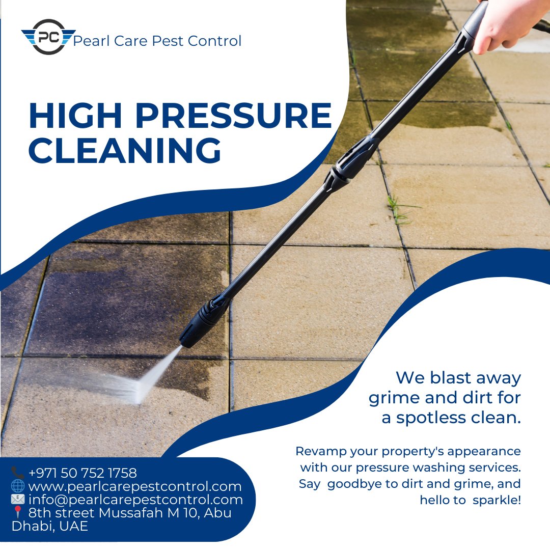 #HighPressureCleaning #PressureWashing #DeepClean #CleanSpaces #OutdoorCleaning #HomeMaintenance #AbuDhabi #ExpertCleaners #SparklingSurfaces #RefreshYourSpace #PristineClean