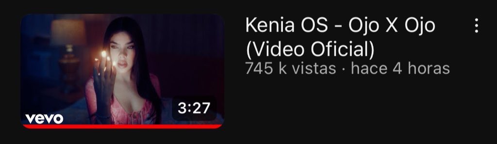lealtadkenini's tweet photo. YA CASI LLEGAMOS AL MILLÓN EN MENOS DE 6 hrs😍✨
OJO X OJO IS COMING!!  
Kenia Os mi patrona 👑❤️‍🔥 https://t.co/vj1WvnW0kW