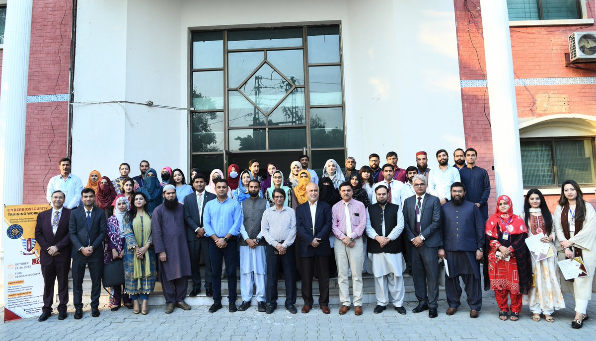 2-Days Cyber Bio-security Training Workshop jointly organised by Institute of Microbiology and Government Collage University Faisalabad at UVAS