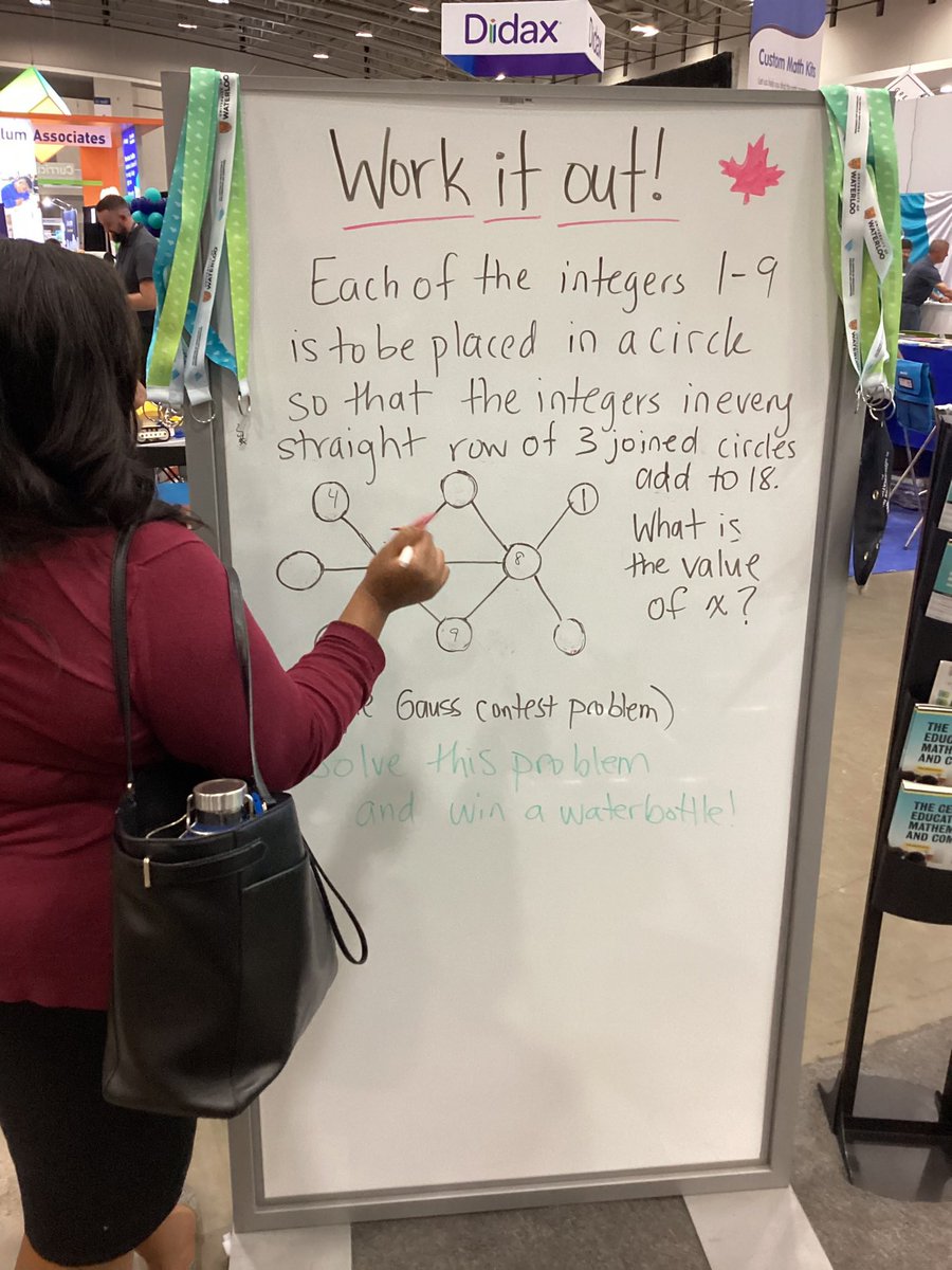 Day 2 of the @NCTM conference. Grabbed myself a copy of Street Data by @JamilaDugan and did a lil math with @UWaterloo 

#mathteacher #mathcoach #mathleader #NCTMDC23 #blackmathematician  #drmathnificent #igot99problems #teachinmathaint1