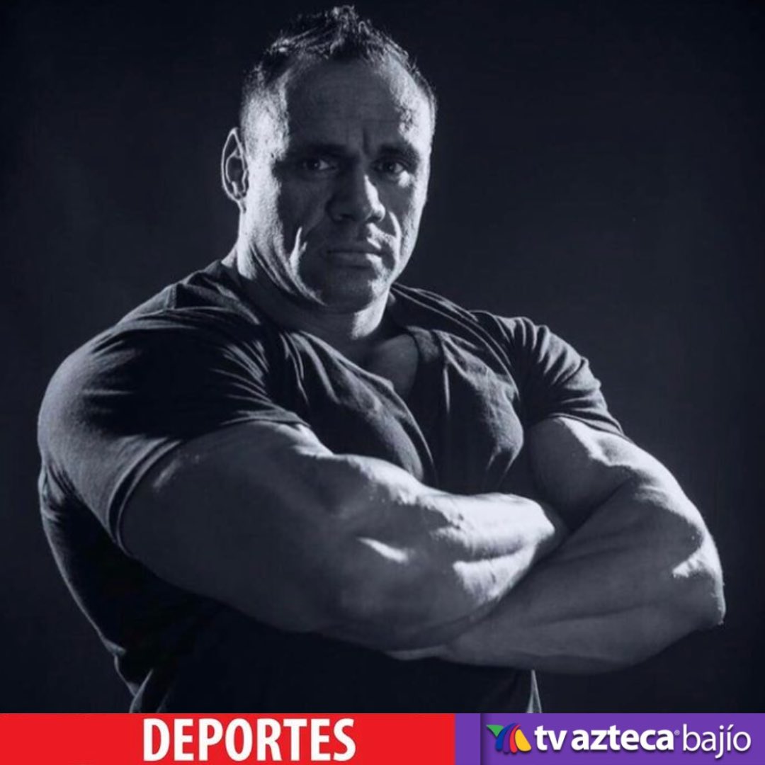 aztecaBajio's tweet photo. #ÚltimoMomento | 🚨 El conocido físicoculturista Luis Manuel Lomelí, alias El Charro, murió esta noche luego de ser víctima de un #AtaqueArmado. Descanse en paz. https://t.co/XmRODDITug