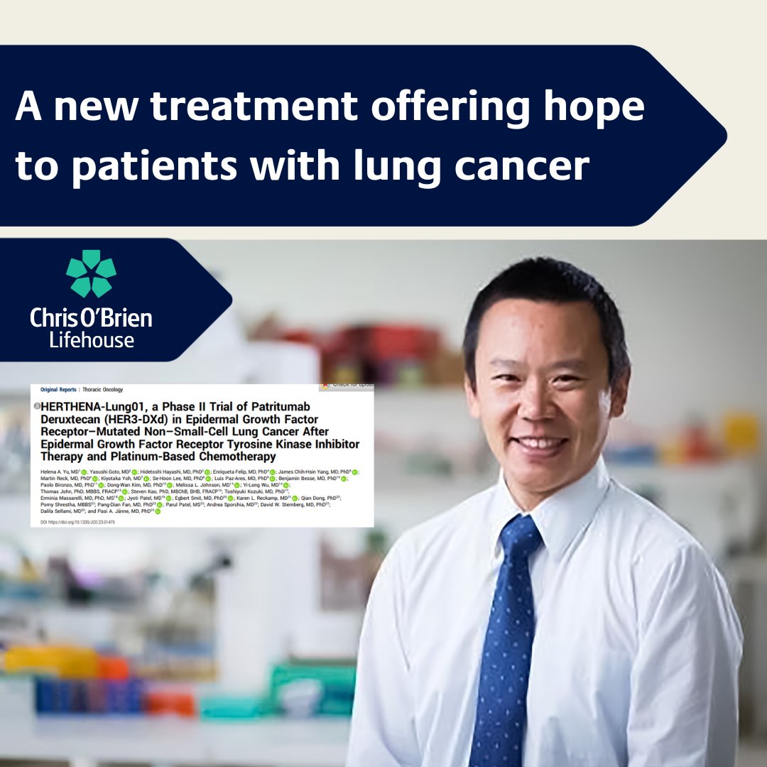 𝐀 𝐧𝐞𝐰 𝐭𝐫𝐞𝐚𝐭𝐦𝐞𝐧𝐭 𝐨𝐟𝐟𝐞𝐫𝐢𝐧𝐠 𝐡𝐨𝐩𝐞 𝐭𝐨 𝐩𝐚𝐭𝐢𝐞𝐧𝐭𝐬 𝐰𝐢𝐭𝐡 𝐥𝐮𝐧𝐠 𝐜𝐚𝐧𝐜𝐞𝐫
Until recently, treatment options were very limited for patients with advanced EGFR-mutated non-small cell lung cancer (NSCLC), whose cancer progressed after other