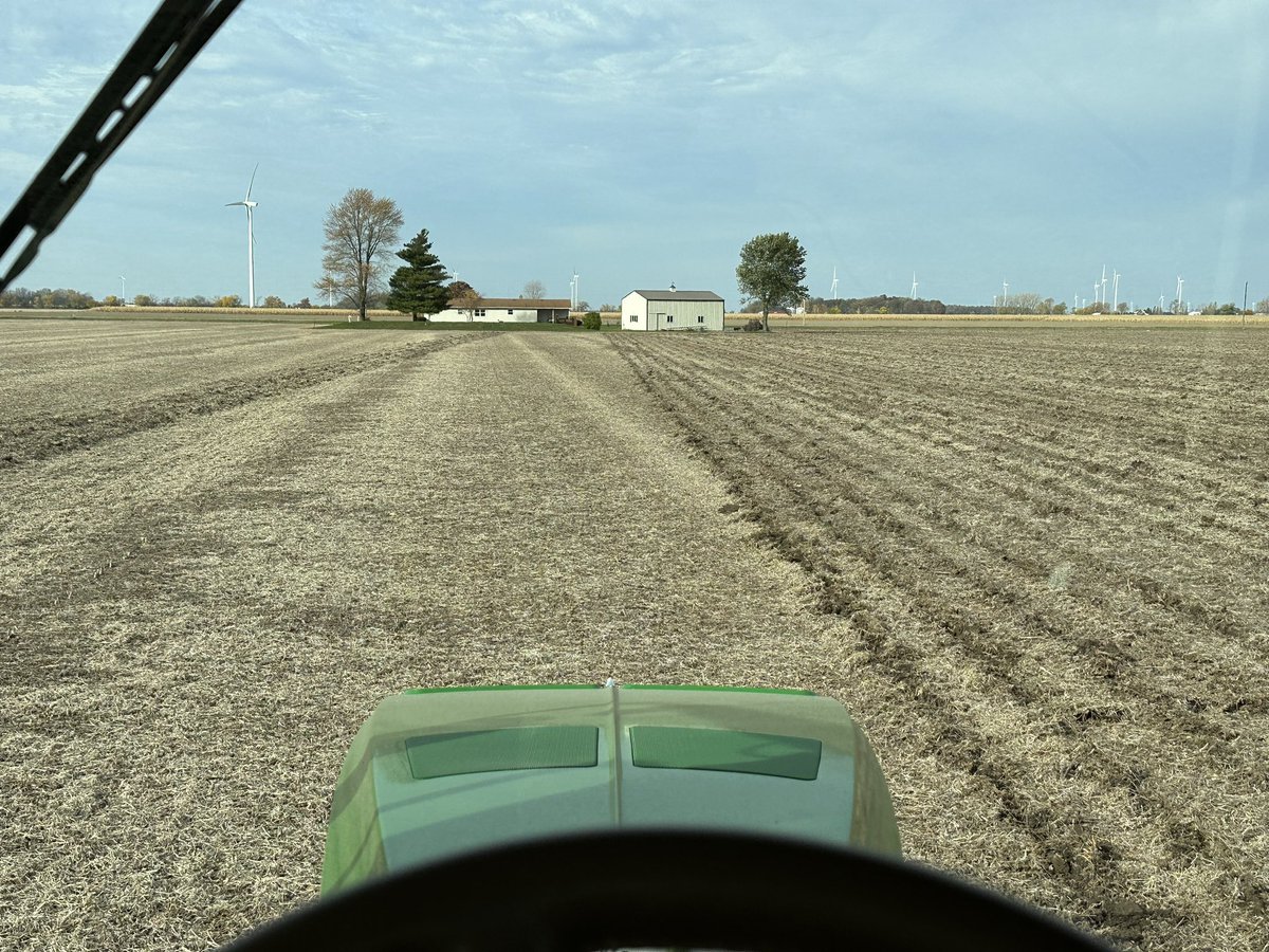 Traded the <a href="/HuntingtonAg/">HU Ag Institute</a> office view for a little tractor cab therapy today!