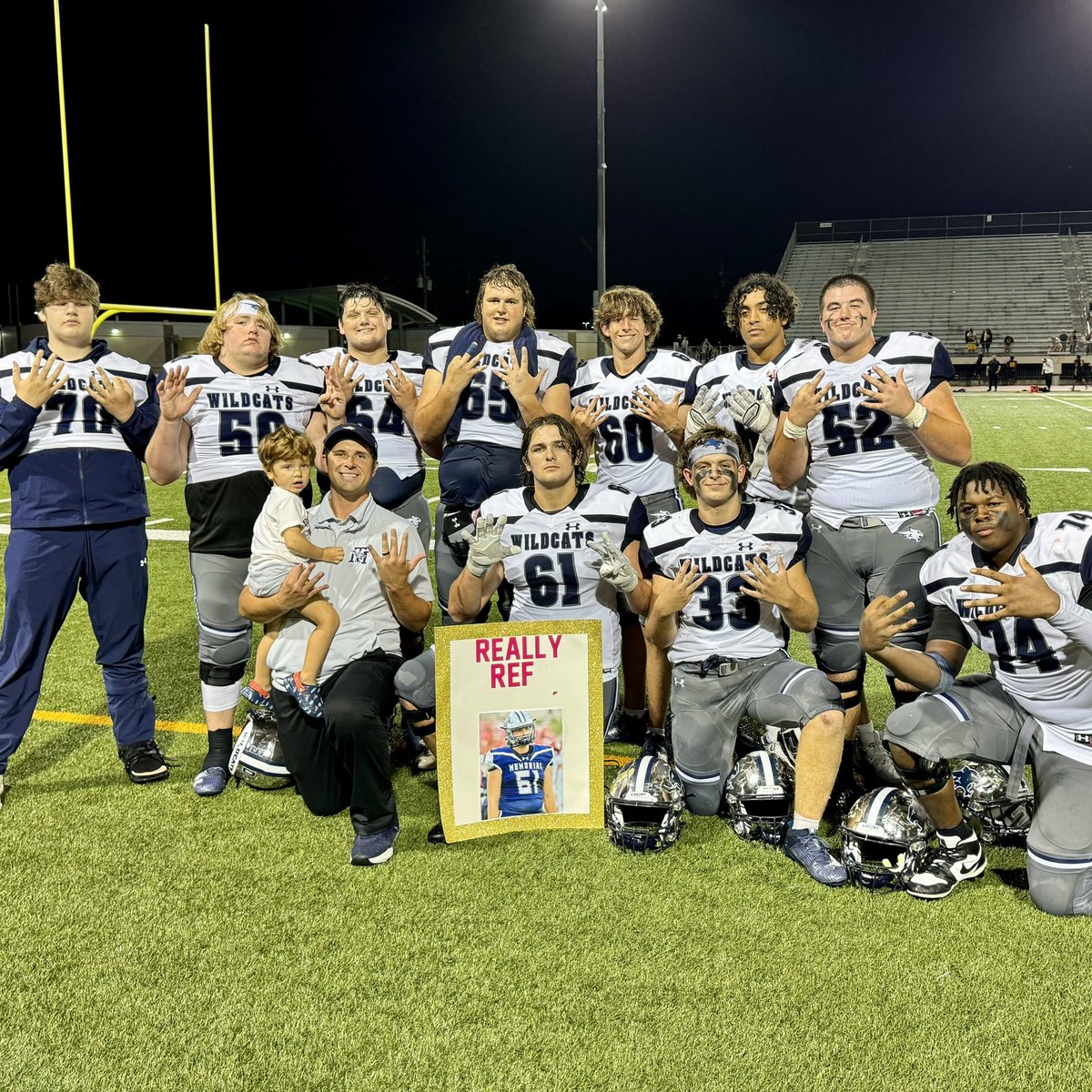 Tomball Memorial grinds out a 35-13 WIN to push us to 8-1 (5-1)! 💪🏻 We have officially CLINCHED a Playoff birth! One more regular season game and then its time to go dancing 👀🕺🏻 So proud of the bigs! #HandleHardBetter #TRUST #OneOfUs