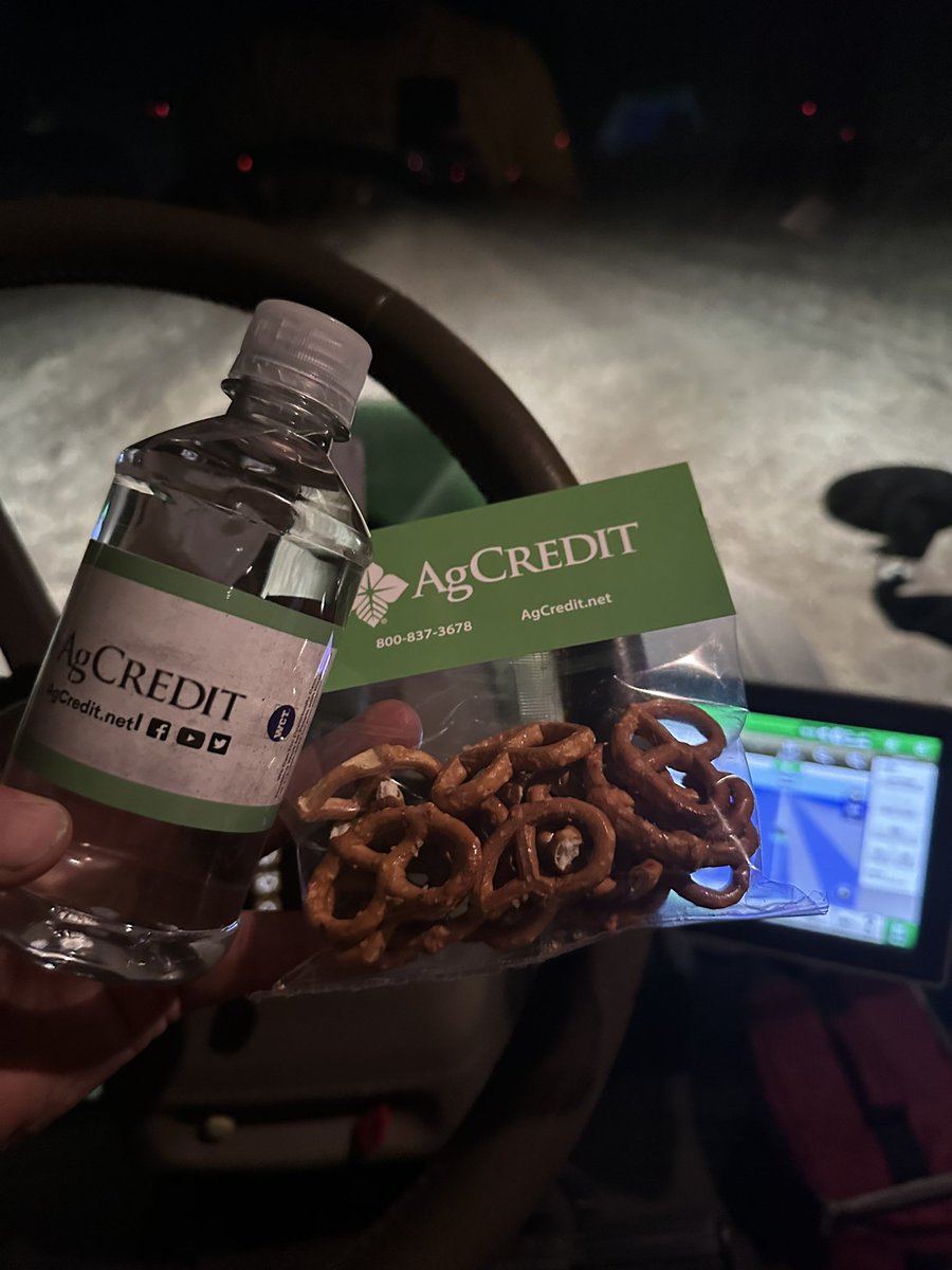 Late night #tillage23 is a little better with a late night snack from <a href="/agcredit/">AgCredit, ACA</a> .