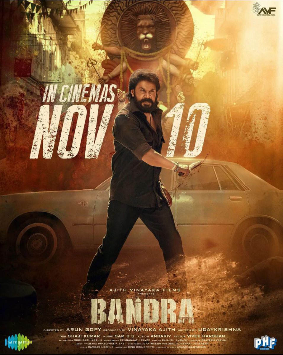 ArjunVcOnline's tweet photo. #Bandra Releasing On 10th November 2023🔥

#Dileep 
#HappyBirthdayDileep https://t.co/lyoNoje8CX