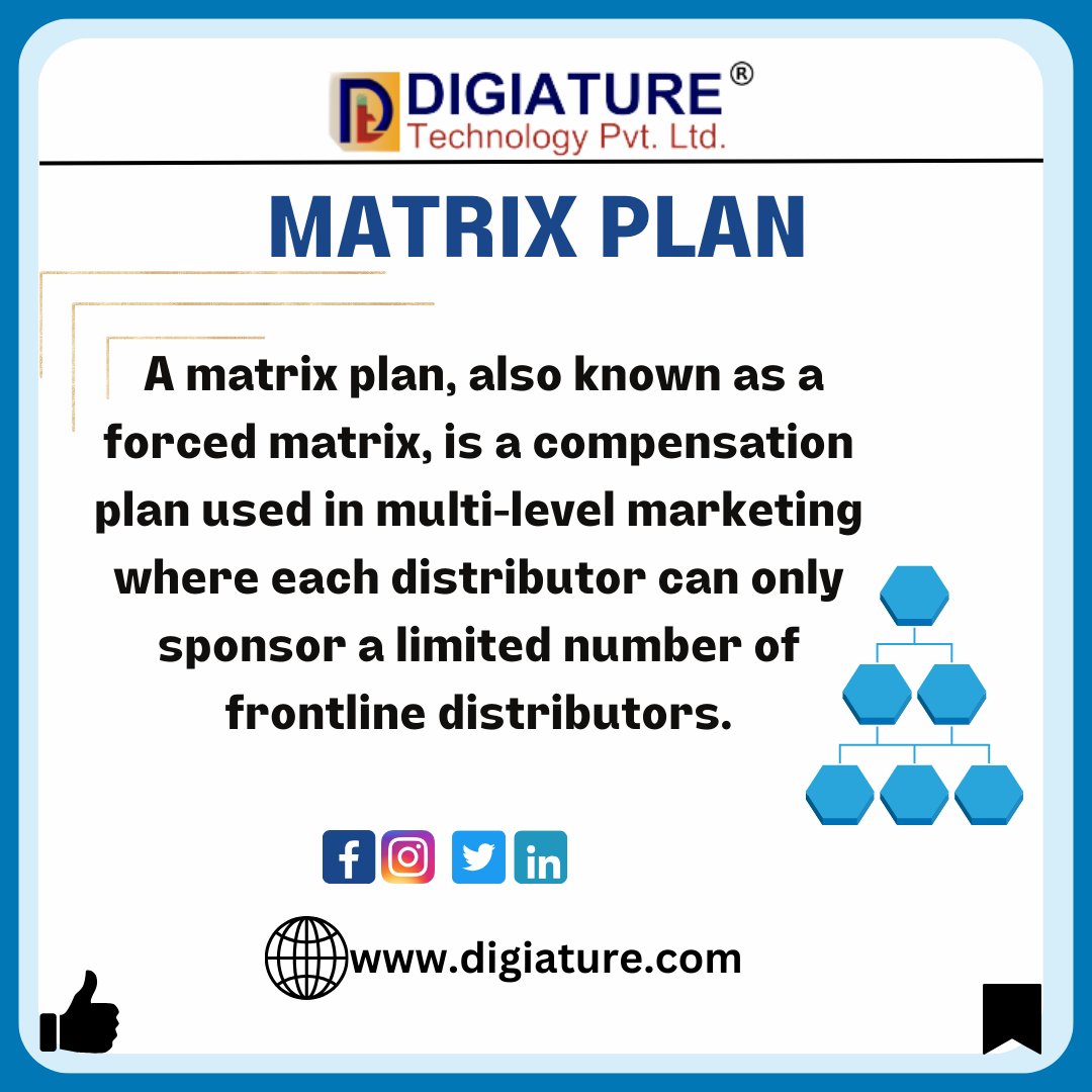 DigiatureTech's tweet image. Matrix plan.
#Matrix  #Matrixplan #Software  #SoftwareDevelopment  #softwaredevelopmentcompany #digiature #digiaturetechnology