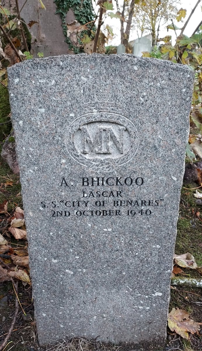 Saw this stone in Greenock Cemetery yesterday. I Didn't know the term 'Lascar' was still being used in the 40's. Thought it was more Victorian /Edwardian.