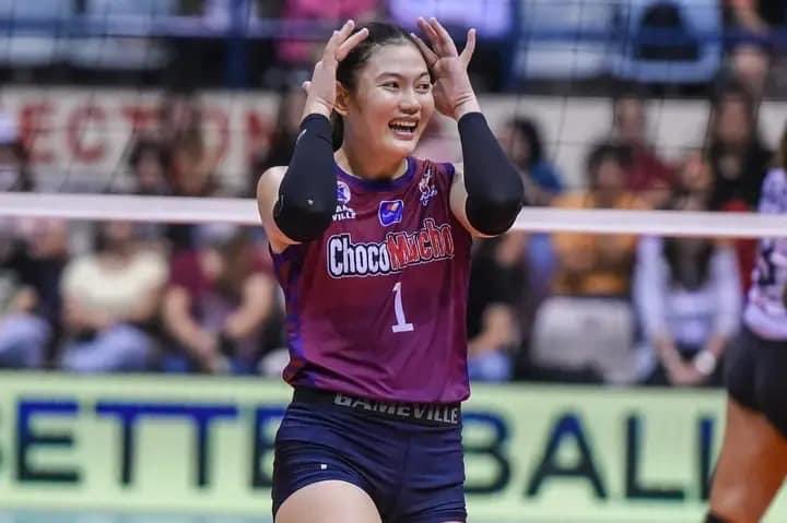 VolleyUpdate's tweet photo. Isa the Lucky Bunot 💜 https://t.co/xyoukM0TMa