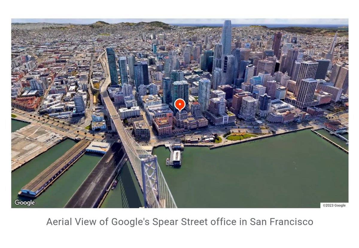 fabrizio_degni's tweet image. #GoogleMaps is rolling out Immersive View for routes, letting users preview their journey in a rich, visual way before heading out. Developers can now create richer experiences with Google Maps Platform&apos;s new Aerial View API and Photorealistic 3D Tiles. #GoogleIO2023
#maps