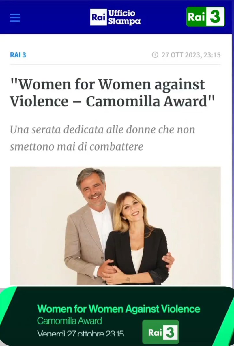 PaoloChiparo's tweet photo. Questa sera
23.15 Rai 3 https://t.co/pZxnteFcQJ