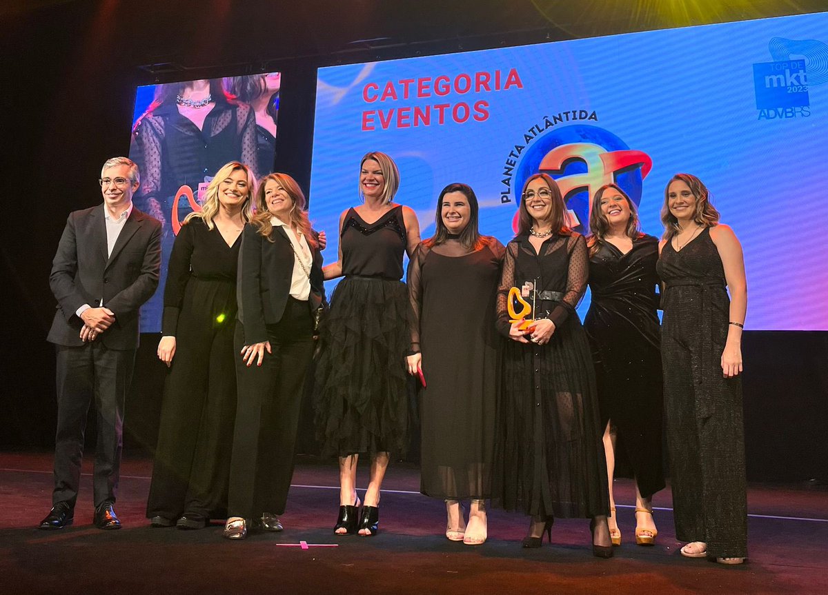 Grupo_RBS's tweet photo. Marcamos presença no Top Mkt 2023 ADVB/RS. 🤩🏆 Planeta Atlântida foi vencedor na categoria “Eventos”, enquanto a campanha “Bora Sextar” venceu na categoria “Esportes”. Parabéns aos envolvidos! A gente vive junto! 💙
#agentevivejunto https://t.co/fHx9fG4r6n