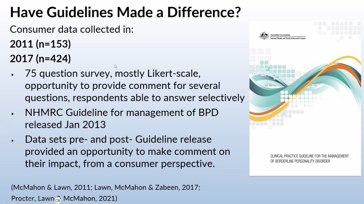 Have guidelines made a difference? If you are interested in learning more, you can read the guidelines at the Lived Experience Australia's website. #SpectrumResearch