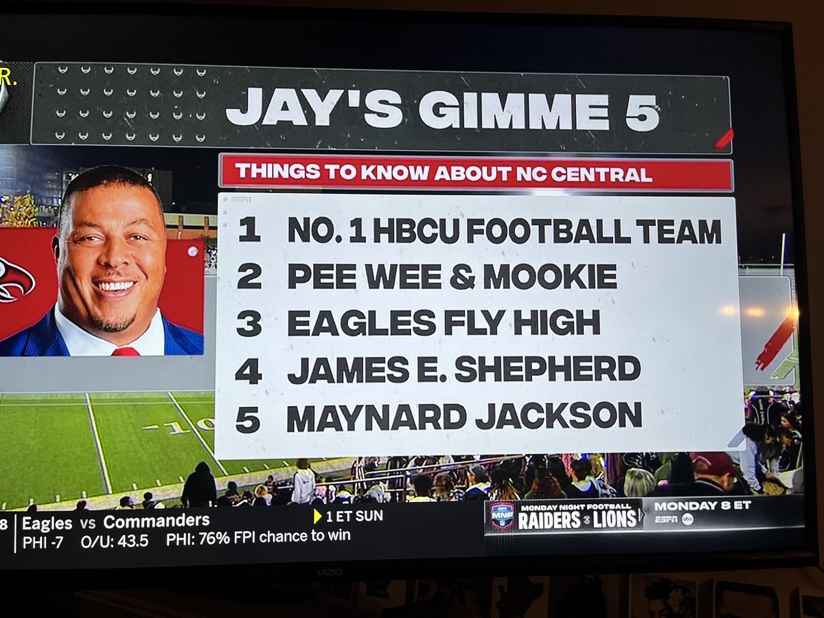 erniesuggs's tweet image. Hey @ESPN, @JayWalkerSky, @TiffanyAGreene appreciate you visiting @NCCU and the beautiful O'Kelly-Riddick Stadium for Thursday night football. But put some respect on our Founder's Name!!!
James E. SHEPARD
nccu.edu/we-are-nc-cent…