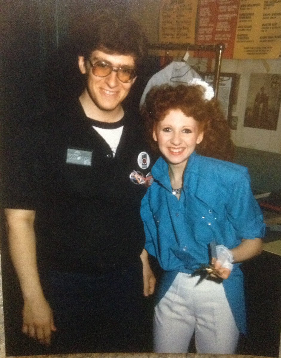 Voiceodoom's tweet photo. @bonnie_langford Loved seeing you in OLD FRIENDS on Tuesday; what a show. And thanks for taking the time to say “hi” after the show; still stunned that you remembered me! Here’s the 1986 and the 2023 versions. https://t.co/s5iqmBy3Hx