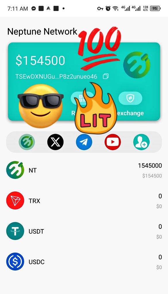 HsuMyat21030237's tweet image. Open the website down load application create account and use COAD EARN 500$ token Official website: neptune.bet Official code: NRQC83 #NTNetwork #NeptuneNetwork #Airdrops#neptunenetwork
