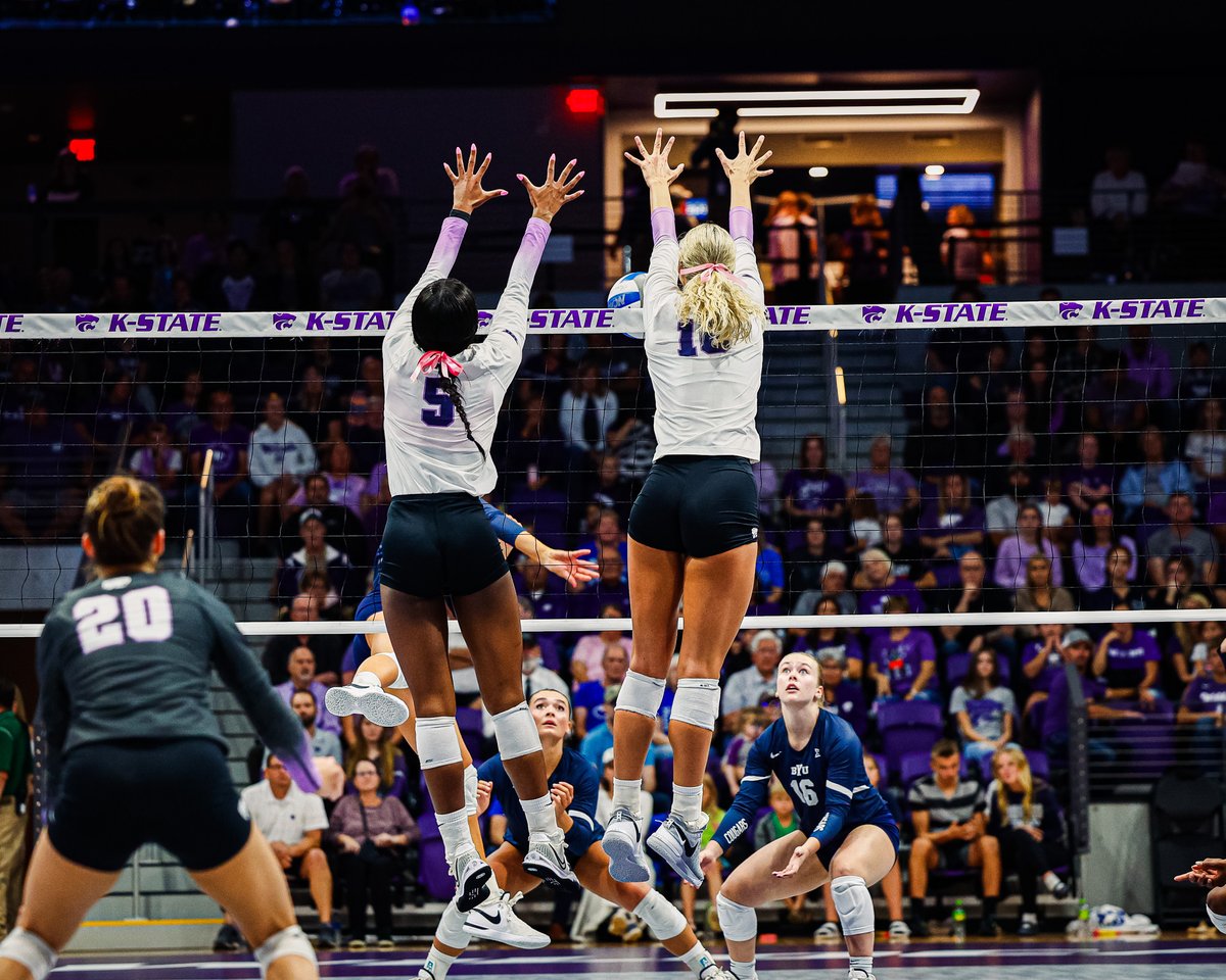 Welcome to the block party 🎉

SET 3 | #KStateVB 11, BYU 8      

📊 k-st.at/3SehMRM