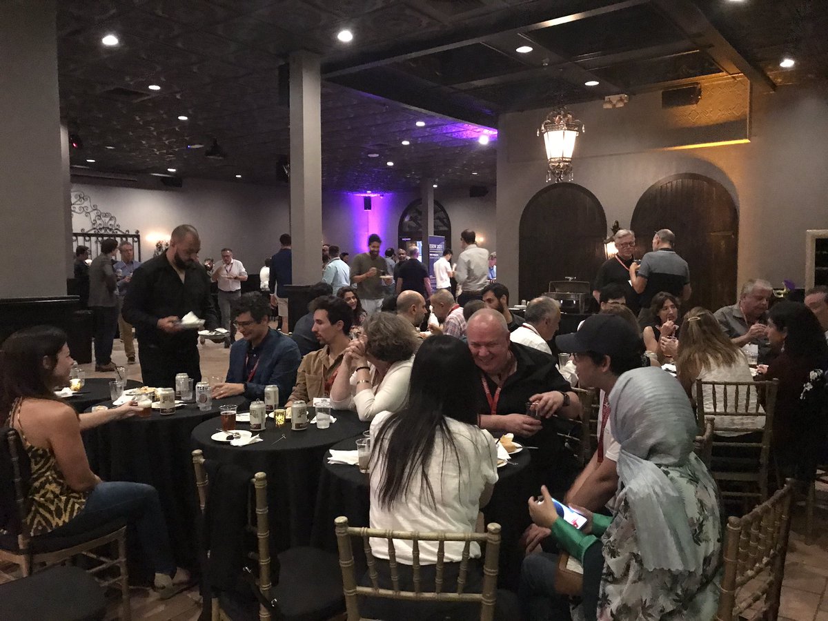ESEM_conf's tweet photo. Attendees empirically having fun @ESEM_conf dinner #esem24 https://t.co/aX9fLHJsO9