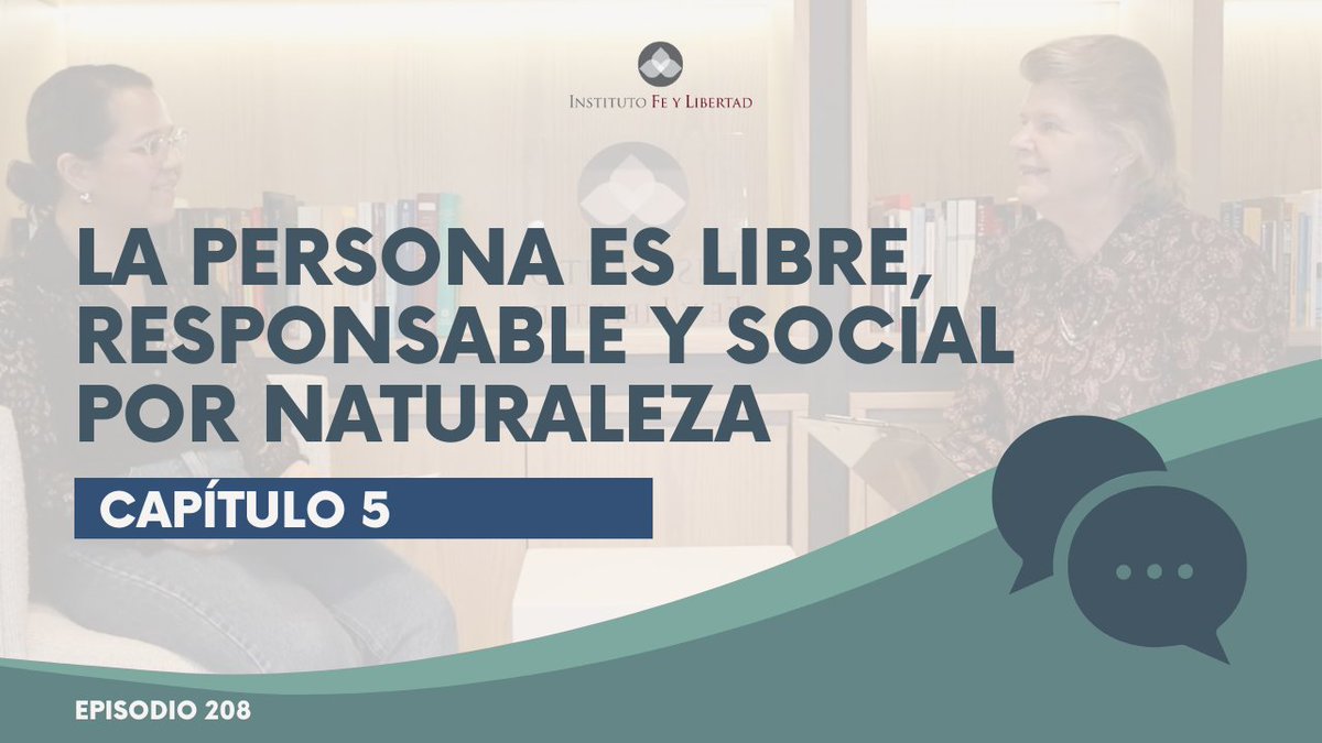 Capítulo 5: Hoy conversamos con Ivonne Praun, miembro fundador del IFYL, de la naturaleza social, libre y responsable de la persona. 🤝

¿Cómo podemos defenderlas y cómo contribuyen a una sociedad virtuosa? ✨

Escúchalo aquí: 🎧
feylibertad.org/la-persona-es-…