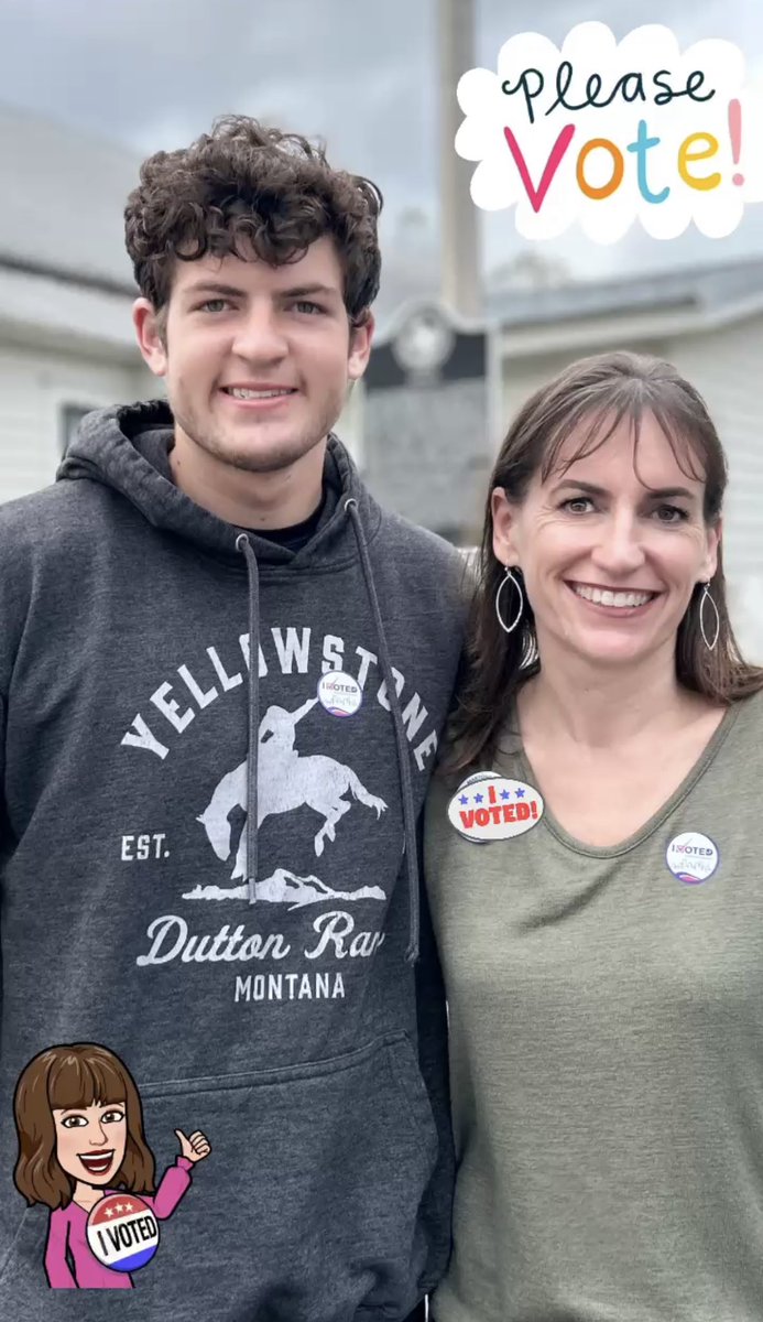 My youngest son turned 18 just in time to vote with me tonight as a high school senior. It’s an important election and I’m proud that he wants to keep CFISD the BEST for all of our students, staff, and community with his votes for our school board candidates. #CFISDVotes 🗳️