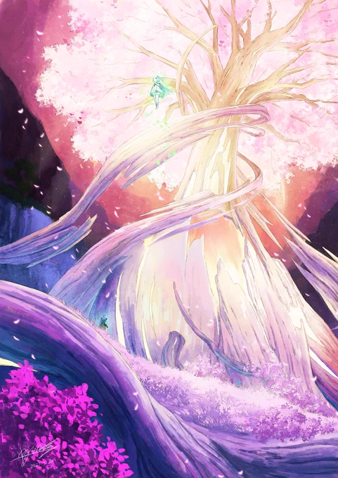 #ナヒーダ生誕祭2023 ナヒちゃん誕生日おめでとう!! 過去絵で、しかも切ない絵しかなくてすまない