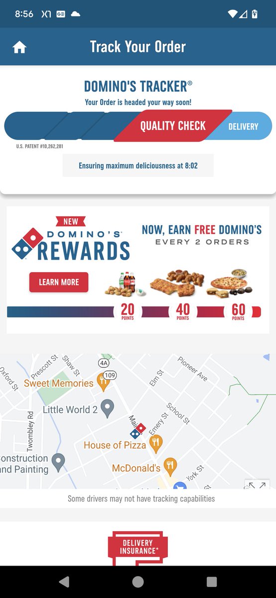 jyb900's tweet photo. Order placed at 630 pm @dominos ... This is a chronic issue and so absolutely frustrating when i cant even get a hold of the store to cancel it 😡 https://t.co/kHx4dAUEqq
