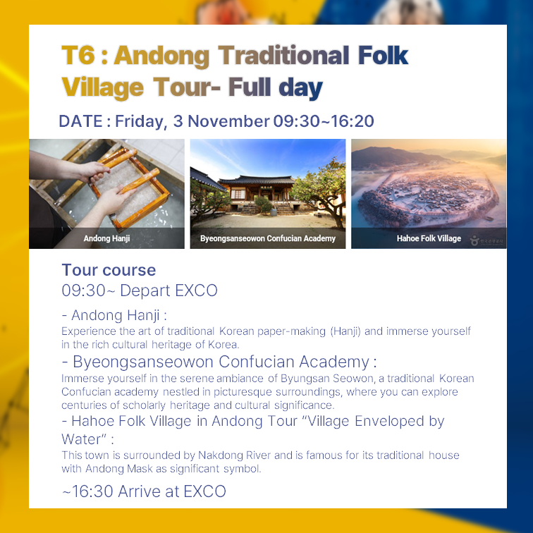 FAOPS2023's tweet photo. FAOPS 2023 
Program Details &amp; Tour/Transportation Information

- Symposium: S48 / S49
- Optional Tour Program: T06
- How to get to EXCO

Nov. 1-4, 2023, Daegu, Korea
The Future of Physiology is Today
#Physiology #FAOPS #Daegu https://t.co/Xg5F0bHAbz