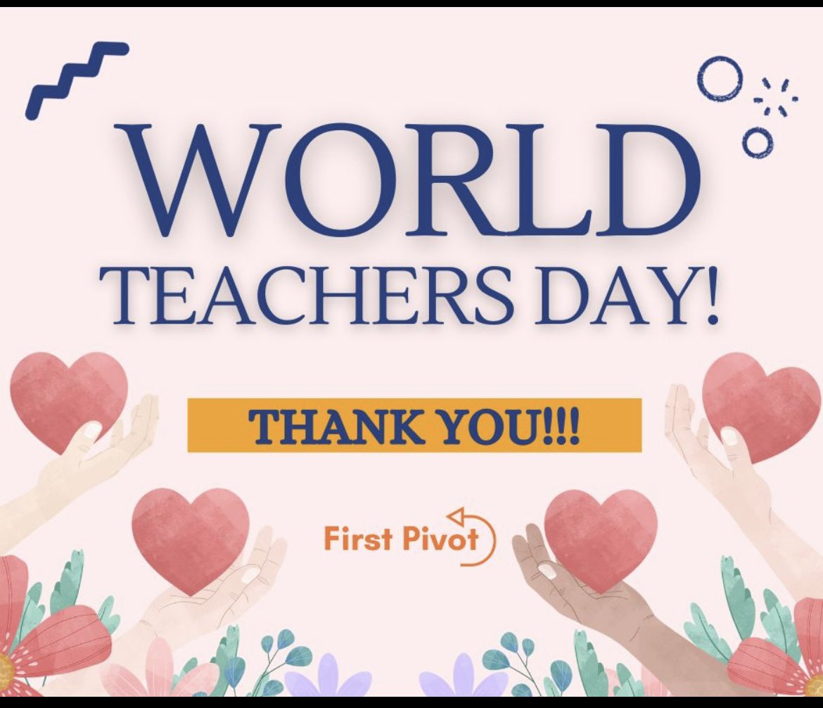 Happy World Teachers' Day! 

To all the incredible educators who inspire, empower, and shape our future, thank you for your dedication and passion. Here's to the everyday heroes in our lives! 

#WorldTeachersDay #ThankATeacher #teachers #schools #learning