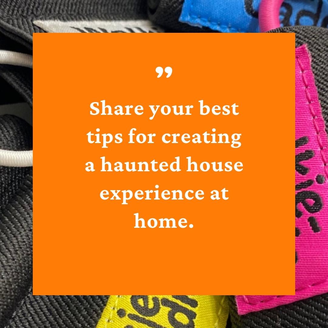 WalkieCaddie's tweet image. Turn your home into a haunted mansion this Halloween! Share your tips for creating a spooky haunted house experience. 🏡👻 #HauntedHouseAtHome #SpookyDecor #HalloweenDIY