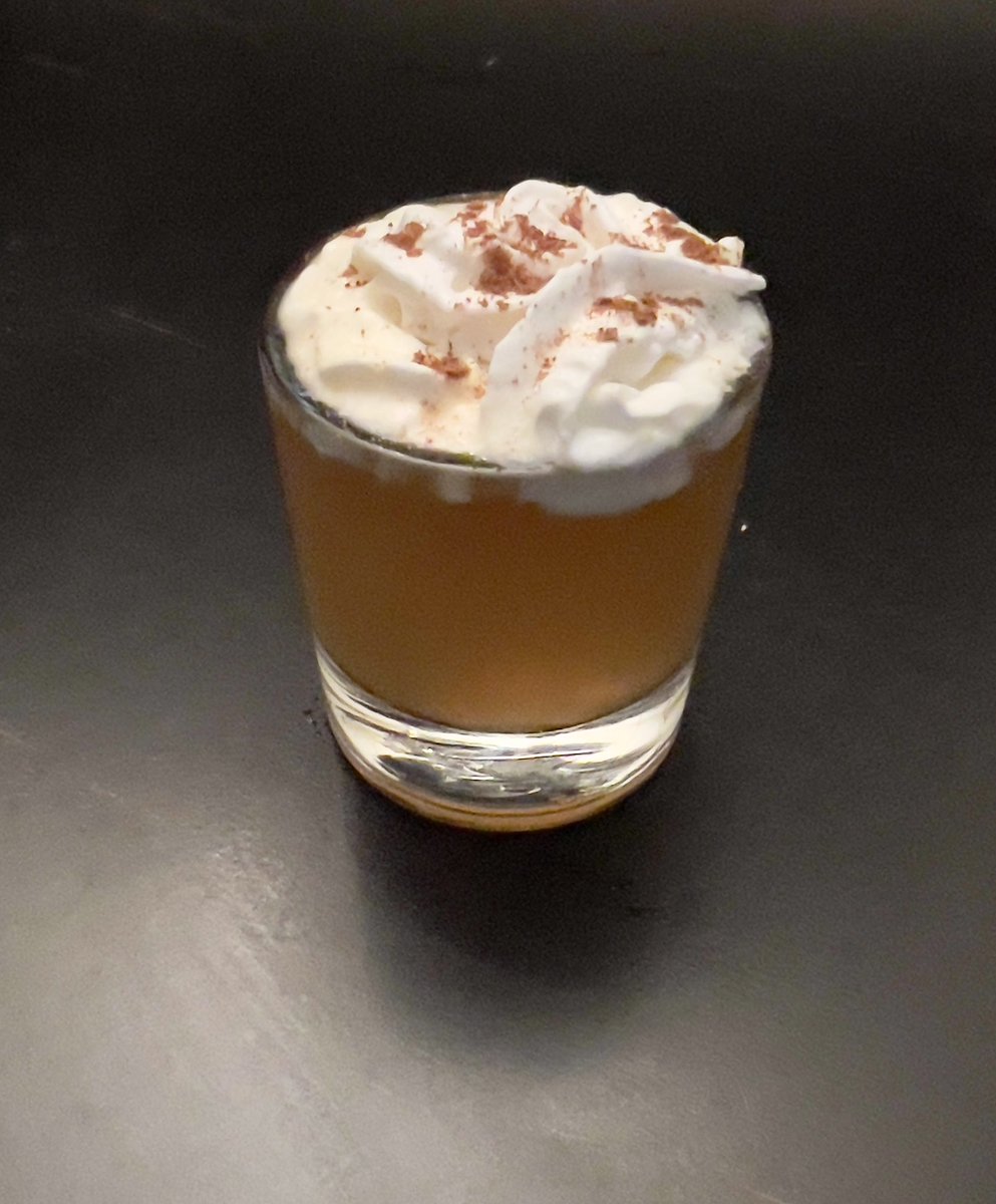 Chininator1's tweet photo. @Oxhorn @Diablo I’ll be drinking pumpkin pie shots tonight. These are delicious and dangerous . See y’all later tonight! https://t.co/yp2pbu24Sf