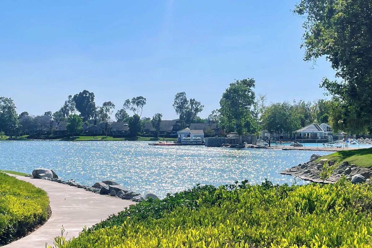 arrapot18's tweet image. There is a circle of little houses around the lake, geese to walk with you, and every now and then rabbits and squirrels running around #IrvineCalifornia