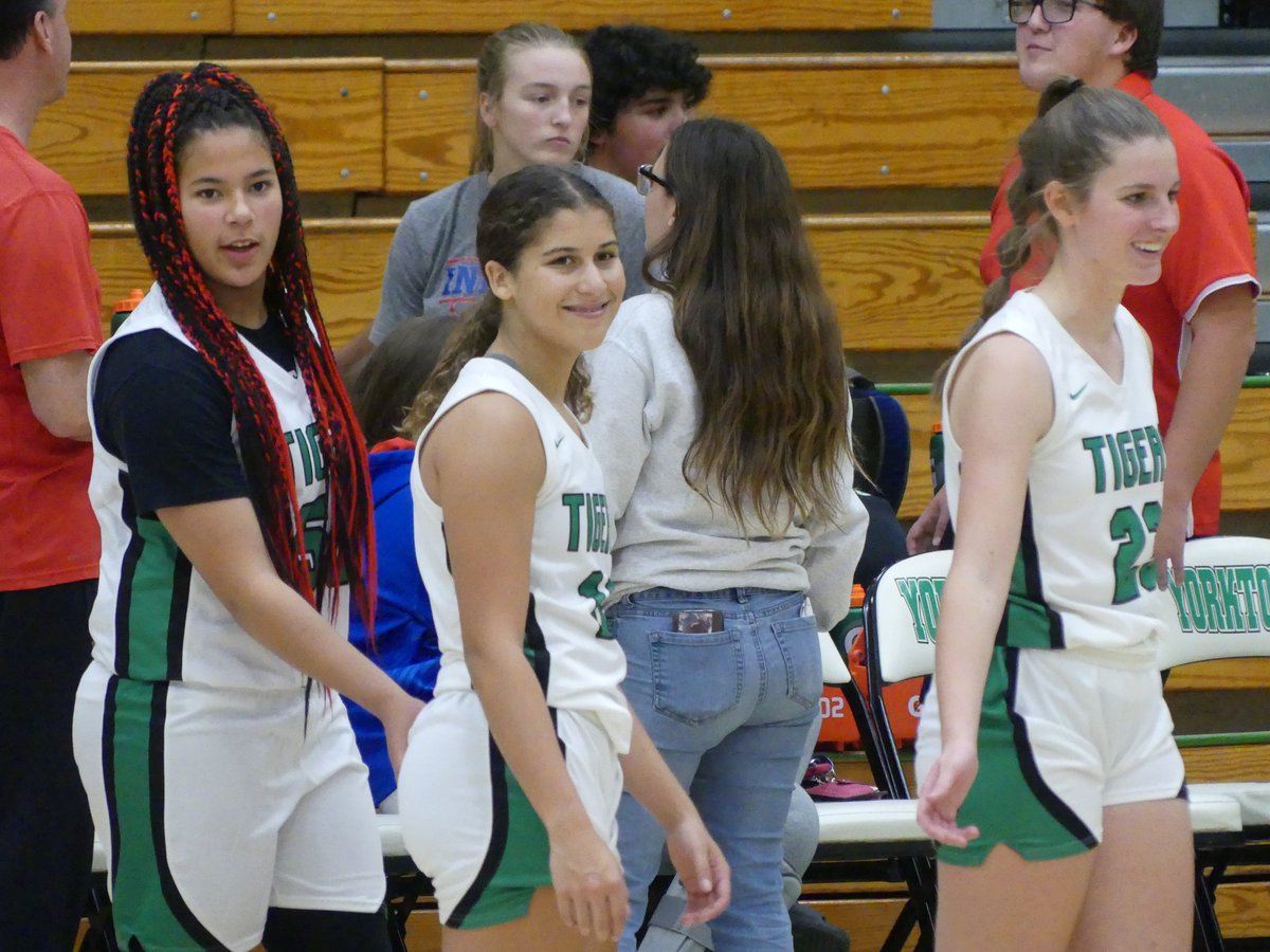 GirlsYorktown's tweet photo. Tonight, we began the 2023-24 season with a scrimmage against Union City.  It was a chance to let a young Lady Tiger team get their feet wet. I encourage you to come check these girls out this season, they play hard, and you will never question their effort. Excellent job girls! https://t.co/nCm9WYwmy4