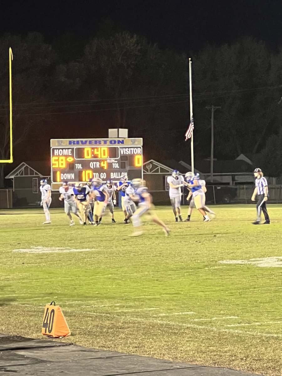 rivertonrams's tweet image. Rams win 58 to 0 against West Franklin