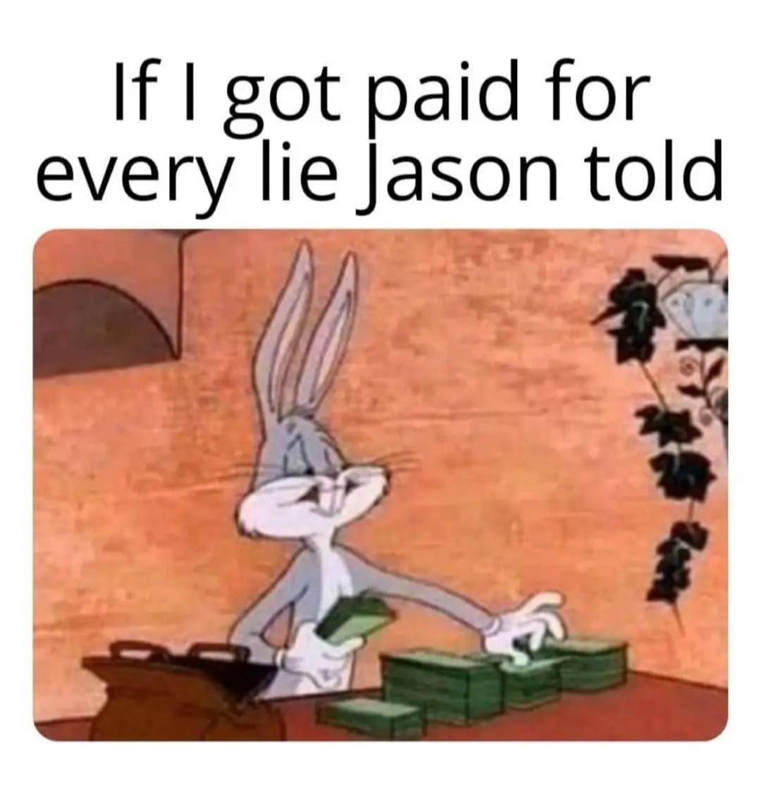 palmerdebra's tweet photo. #JasonMemes https://t.co/fZ4hjM0J9W