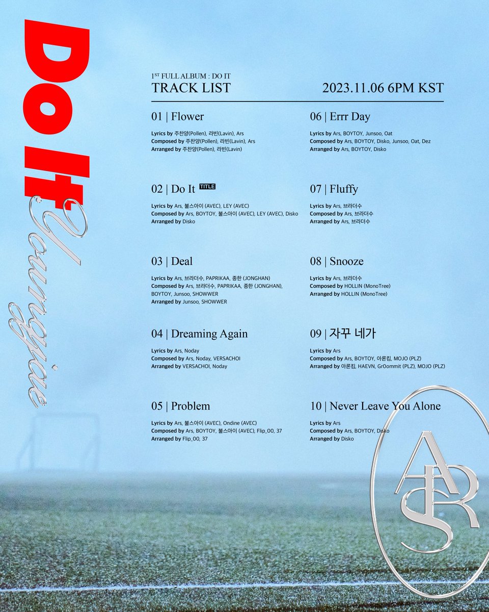 영재(Youngjae) 'Do It' TRACK LIST 영재(Youngjae) 1st Full Album 'Do It' 2023.11.06 6PM (KST) #영재 #YOUNGJAE #DoIt @GOTYJ_Ars_Vita