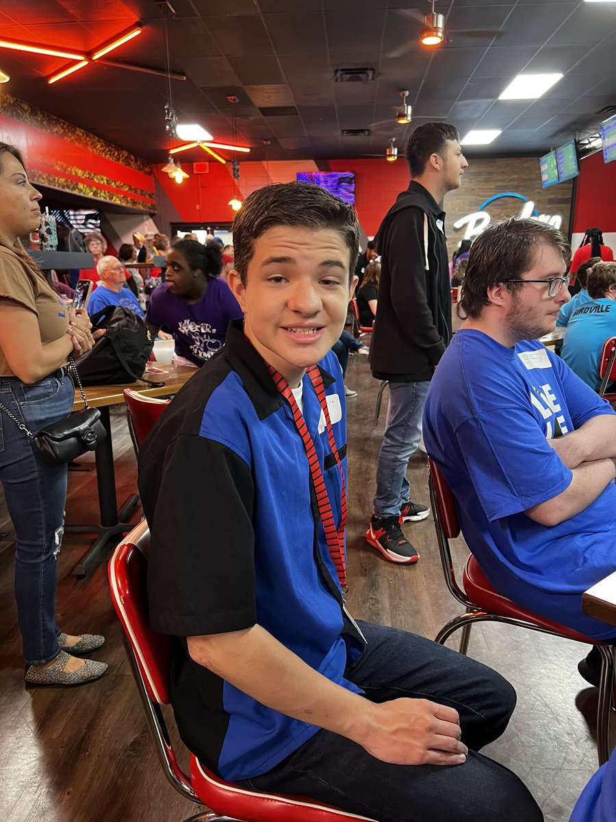 GCISD_SO's tweet photo. Our Special Olympics student athletes (ages 15-18) competed in the District Bowling tournament. We are so proud of their achievements! https://t.co/OBN1XRqrfr